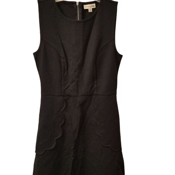 Maison Jules Women's Scalloped Trim Sleeveless Party Dress - Picture 1 of 6